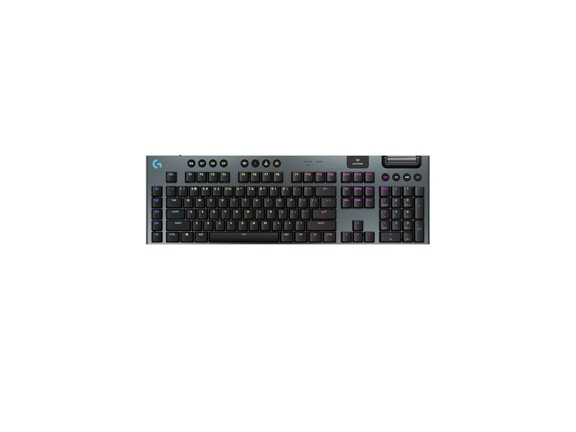 LOGITECH G915 X Lightspeed Tenkeyless Mechanical Wireless Gaming Keyboard ( Black ) ( GL Tactile Switch )