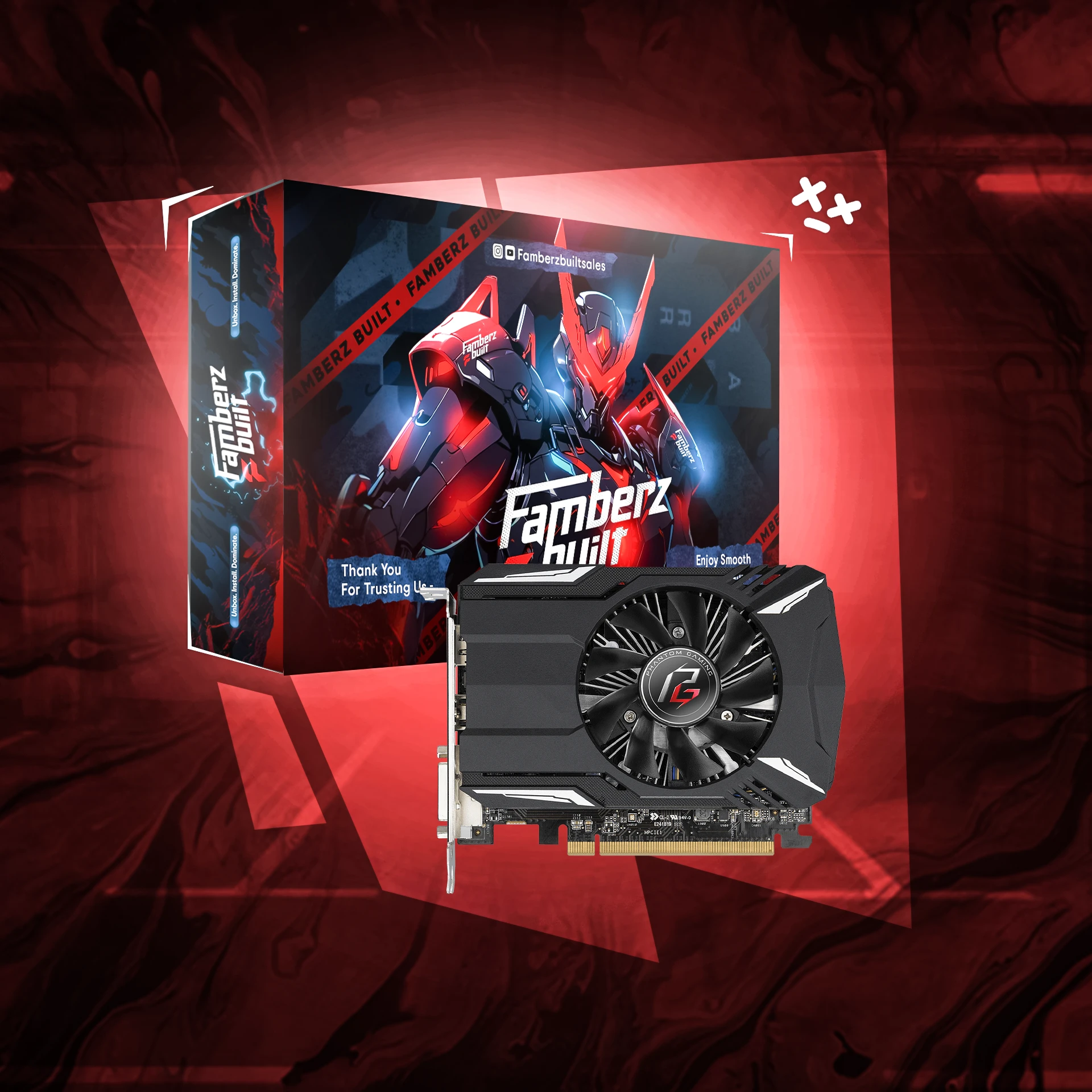 ASRock RX 550 Phantom Gaming 4GB (Pre-Owned)