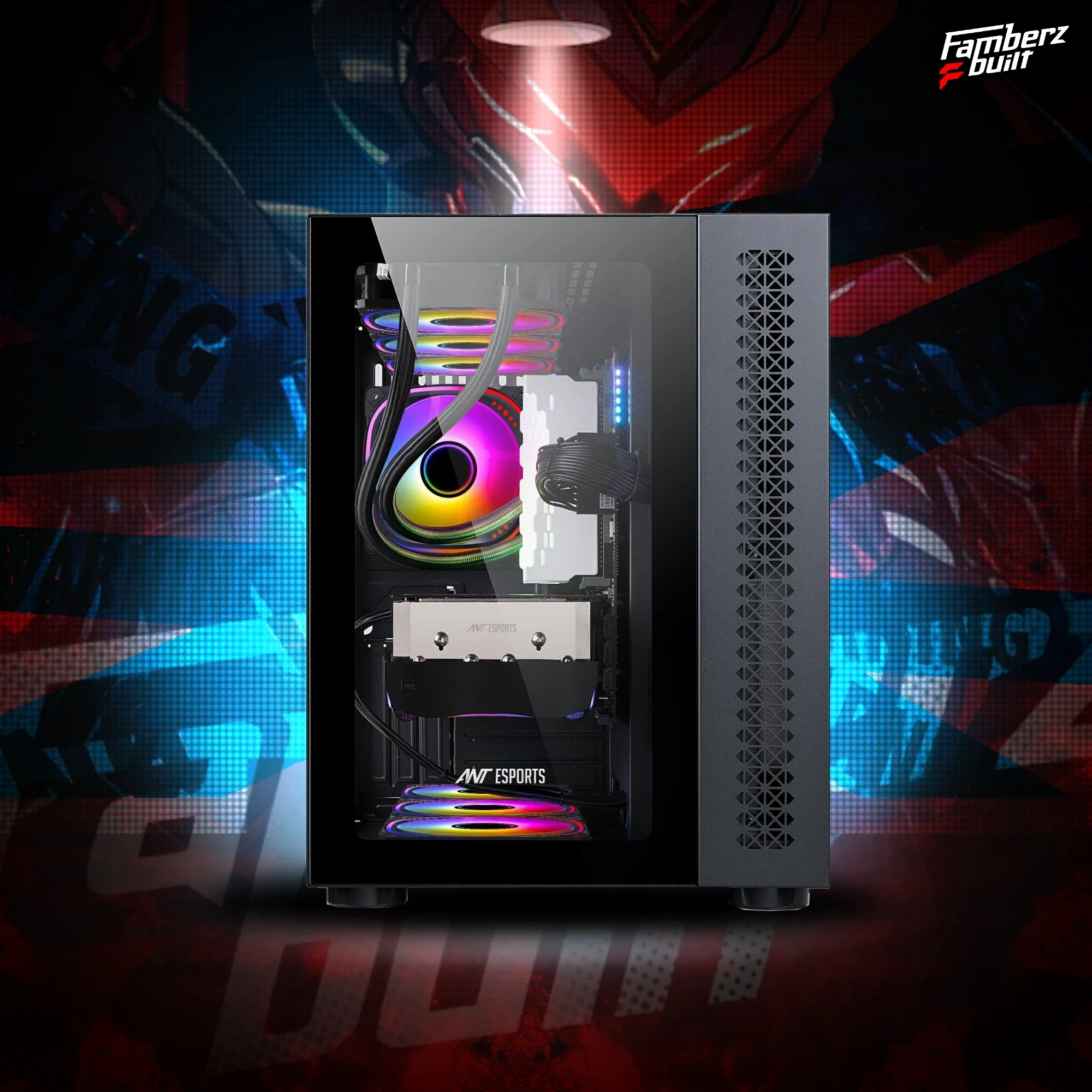 i5 14400F with RTX-3060 12GB Pc build (Preowned) 1 Yr Warranty