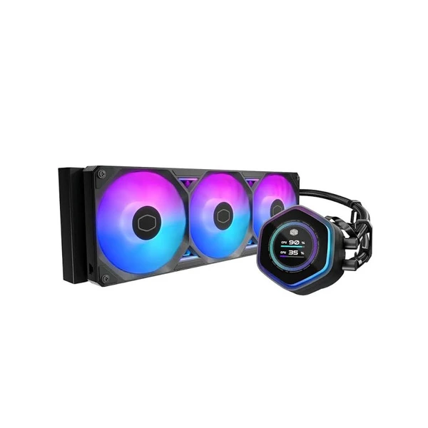 Cooler Master MasterLiquid Atmos II 360 LCD ARGB Liquid Cooler (Black)